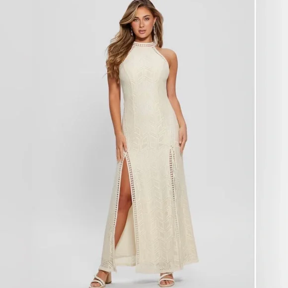 chinese dress ladies GUESS Womens Elvire Sangallo Dress, Pure White, Small at Amazon Women's  Clothing store